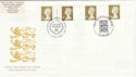 1997-04-21 Gold Definitive Doubled London FDC (50910)