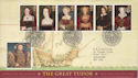 1997-01-21 The Great Tudor Henry VIII BUREAU FDC (51197)