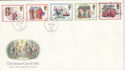 1982-11-19 Christmas Stamps Bath cds + Slogan Souv (51324)