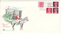 1980-08-27 10p Booklet + 11p PCP Stamps Windsor FDC (51736)