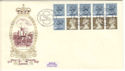 1981-05-06 1.30 Booklet Stamps NSD Birmingham FDC (51742)