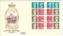 1981-08-26 50p Booklet Left and Right Pane Windsor FDC (51743)