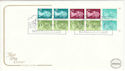 1977-01-26 50p Booklet Stamps Windsor FDC (51820)