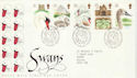1993-01-19 Swans Stamps BUREAU FDC (51916)