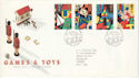 1989-05-16 Games and Toys Stamps Leeds FDC (52151)