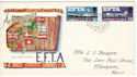 1967-02-20 EFTA Stamps Margate cds FDC (52529)