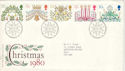 1980-11-19 Christmas Stamps Bureau FDC (52579)
