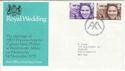 1973-11-14 Royal Wedding Stamps London SW1 FDC (52791)