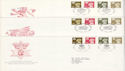 1993-12-07 Regional Definitive Stamps x3 SHS FDC (52819)