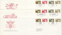 1993-12-07 Regional Definitive Stamps x3 SHS FDC (52820)