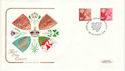 1976-10-20 Regional Definitive Stamps x3 SHS FDC (52987)