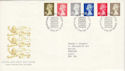 1993-10-26 Definitive Stamps Bureau FDC (H-53113)