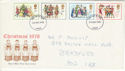 1978-11-22 Christmas Stamps Leeds FDI (53332)