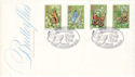 1981-05-13 Butterflies Stamps Quorn Loughborough FDC (53676)
