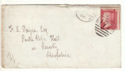 1866 QV 1d Red Plate 91 Used on Cover (54460)