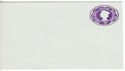 QEII Postal Stationery 3d Violet Envelope (54471)