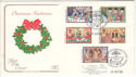 1986-11-18 Christmas Stamps Glastonbury FDC (54604)
