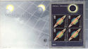 1999-08-11 Solar Eclipse M/Sheet Falmouth FDC (54831)