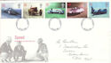 1998-09-29 Speed Car Stamps Truro FDI (54833)