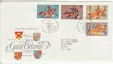 1974-07-10 Medieval Warriors Stamps Bureau FDC (55022)