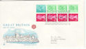 1982-02-01 50p Booklet Stamps Windsor FDC (55138)