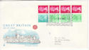 1982-02-01 50p Booklet Stamps Windsor FDC (55139)