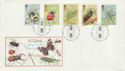 1985-03-12 Insects Stamps London SW FDC (55201)