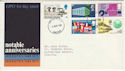 1969-04-02 Anniversaries Stamps Lincoln FDI (55255)