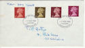 1968-02-05 Definitive Stamps Llandudno FDI (55270)