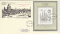 1980-05-07 London Stamp Exhibition M/S Stevenage FDI (55416)