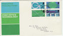 1969-10-01 Post Office Technology Bureau FDC (55445)