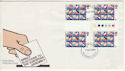 1979-05-09 Elections Stamps 9p Gutters FDC (55471)