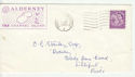 1963-07-01 Guernsey Definitive used on cover not FDC (55515)