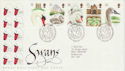 1993-01-19 Swans Stamps Bureau FDC (55607)