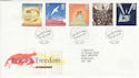 1995-05-02 Peace and Freedom Stamps Bureau FDC (55751)