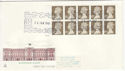 1981-01-26 1.15 Booklet Pane WINDSOR FDC (55953)