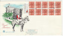 1980-02-04 1.00 Booklet Stamps Windsor FDC (55960)