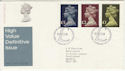 1977-02-02 Definitive High Values Windsor FDC (55997)