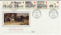1984-07-31 Mailcoach Stamps Bristol Silk FDC (56034)