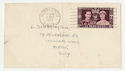 1937-05-13 KGVI Coronation Stamp Wimbledon FDC (56118)