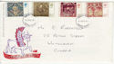 1976-11-24 Christmas Stamps Carlisle FDI (56146)