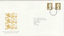 1997-04-21 Gold Definitive Stamps Luton FDC (56280)
