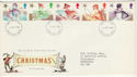1985-11-19 Christmas Stamps FDC [Faded] (56577)