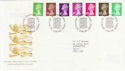 1996-06-25 Definitive Stamps Bureau FDC (56744)
