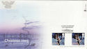 2003-11-04 Christmas X3 Sunk Dunoon FDC (56766)