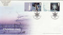 2003-11-04 Christmas Label Sheet Stamps Snowball Hill FDC (56767