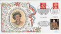 1996-06-12 Queen Elizabeth II Benham Silk Souv (56787)