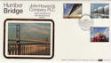 1983-05-25 Engineering Humber Bridge Hull Silk FDC (56827)