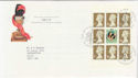 1997-09-23 BBC Label Pane Stamps London W1 FDC (56899)