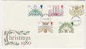 1980-11-19 Christmas Stamps London FDC (56953)